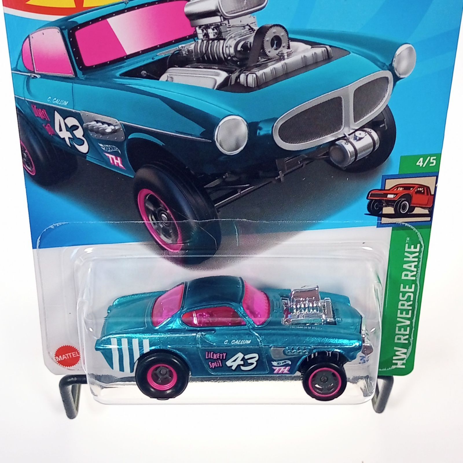 ホットウィール ボルボ P1800 ギャッサー スーパートレジャーハント 2024 Hot Wheels Super Treasure Hunt Volvo P1800 Gasser
