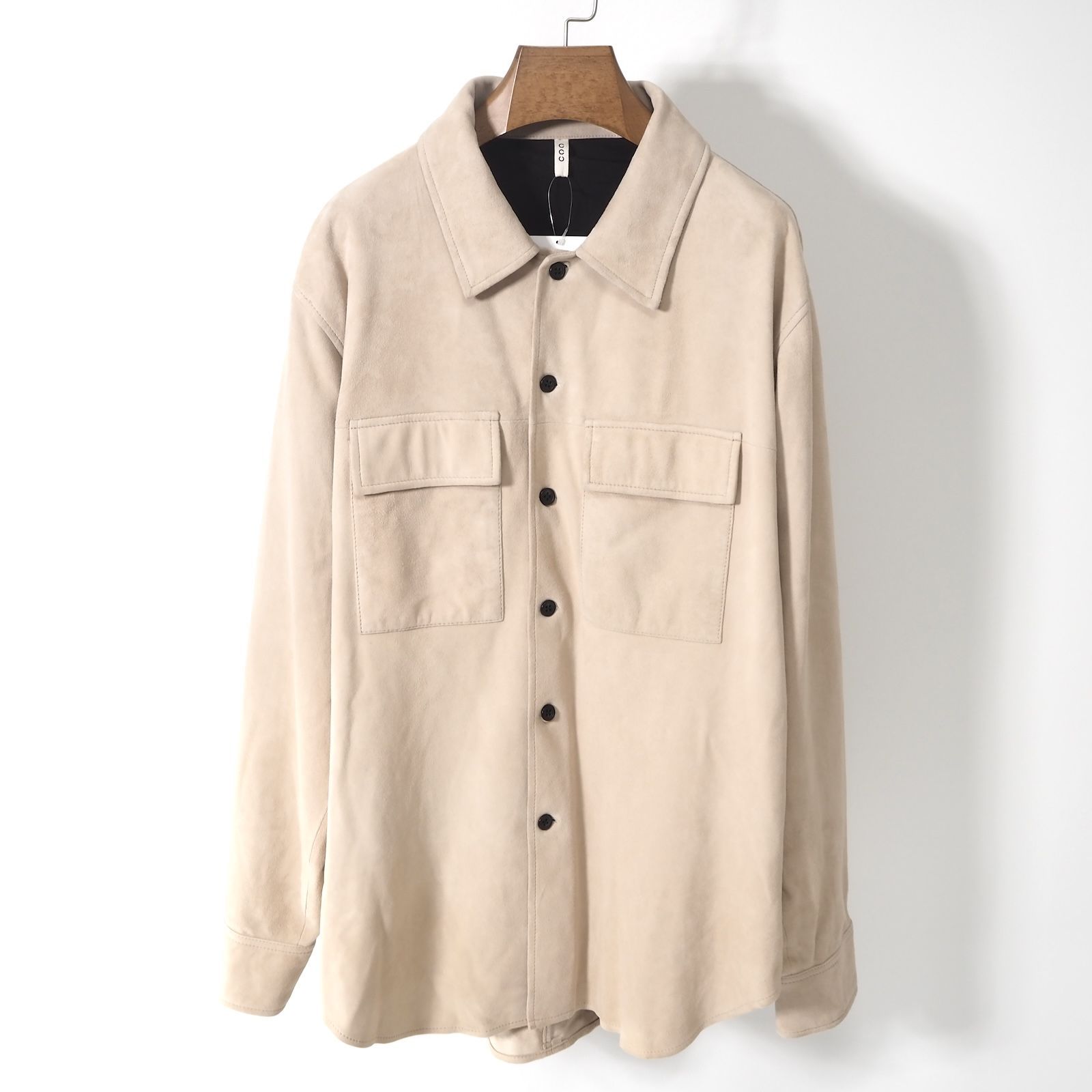 CCU スウェード シャツジャケット 2 ベージュ｜その他 
