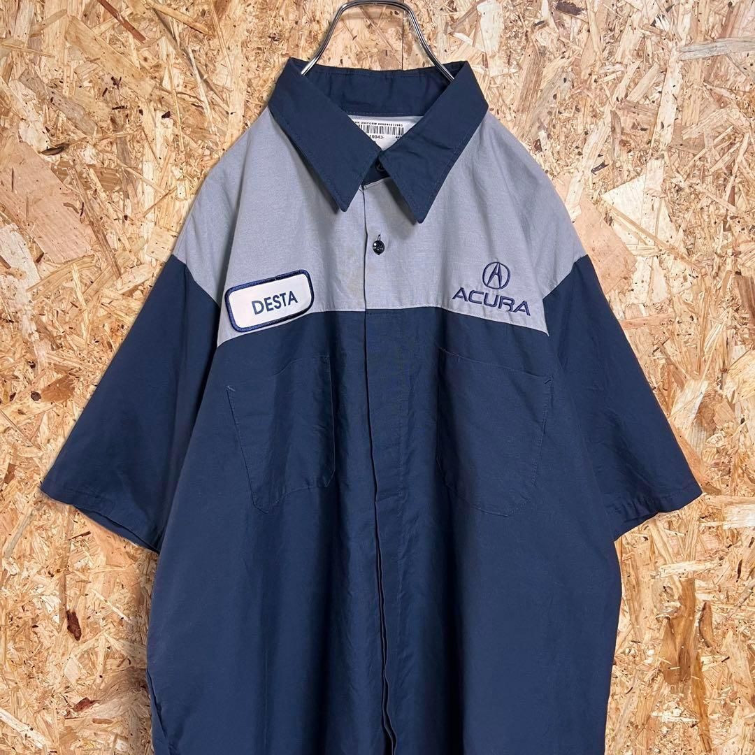 ACURAアキュラ正規店 ディーラー 刺繍ワークシャツHONDA ホンダNSX