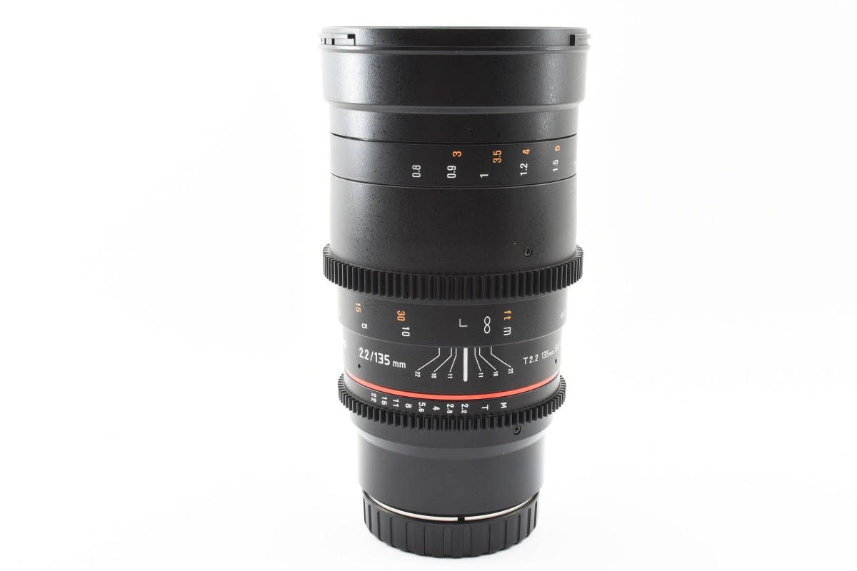 ☆ほぼ新品☆サムヤン SAMYANG 135mm T2.2 VDSLR ED UMC EOS-M用 canon 