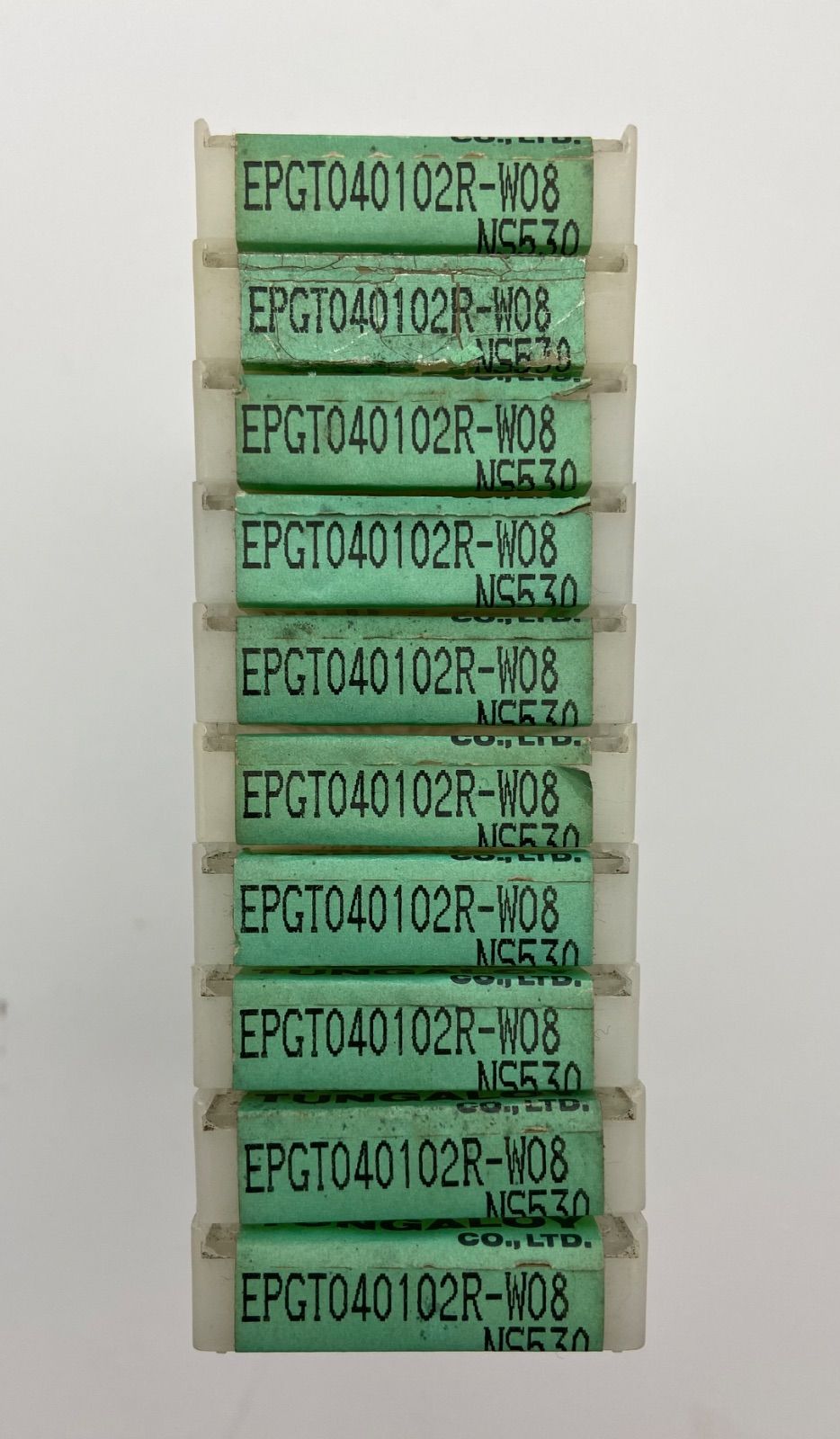 あすつく対応 「直送」 タンガロイ ［EPGT040102R-W08 GH110］ 旋削用Ｇ級ポジＴＡＣチップ　ＣＯＡＴ （10個入） EPGT040102RW08GH11 タンガロイTungaloy EPGT040102R-W08 NS530 10箱セット あすつく対応