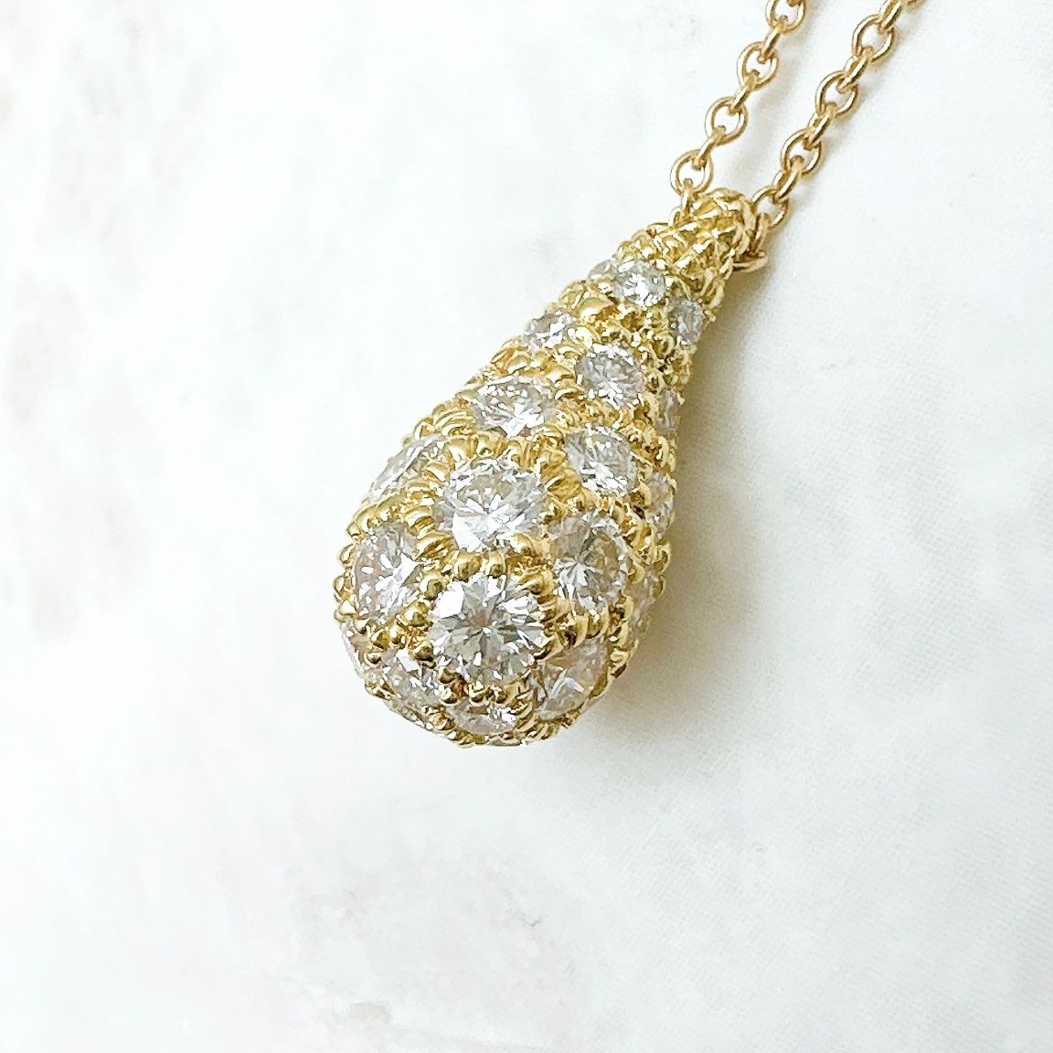 希少/美品🌟Tiffany＆Co. ティアドロップ ダイヤモンド イエロー