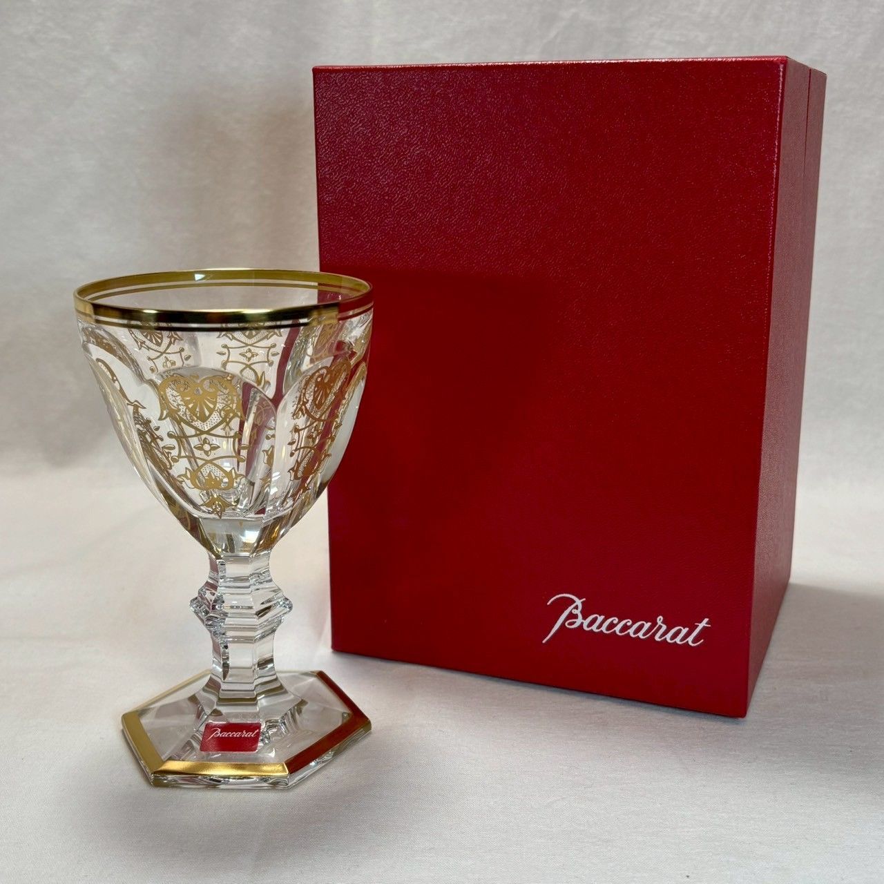 Baccarat ワイングラス アルクール エンパイア バカラ 金彩|No 331