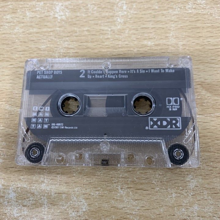 PET SHOP BOYS Actually 哀しみの天使 カセットテープ PET SHOP BOYS Actually 哀しみの天使 カセットテープ PET SHOP