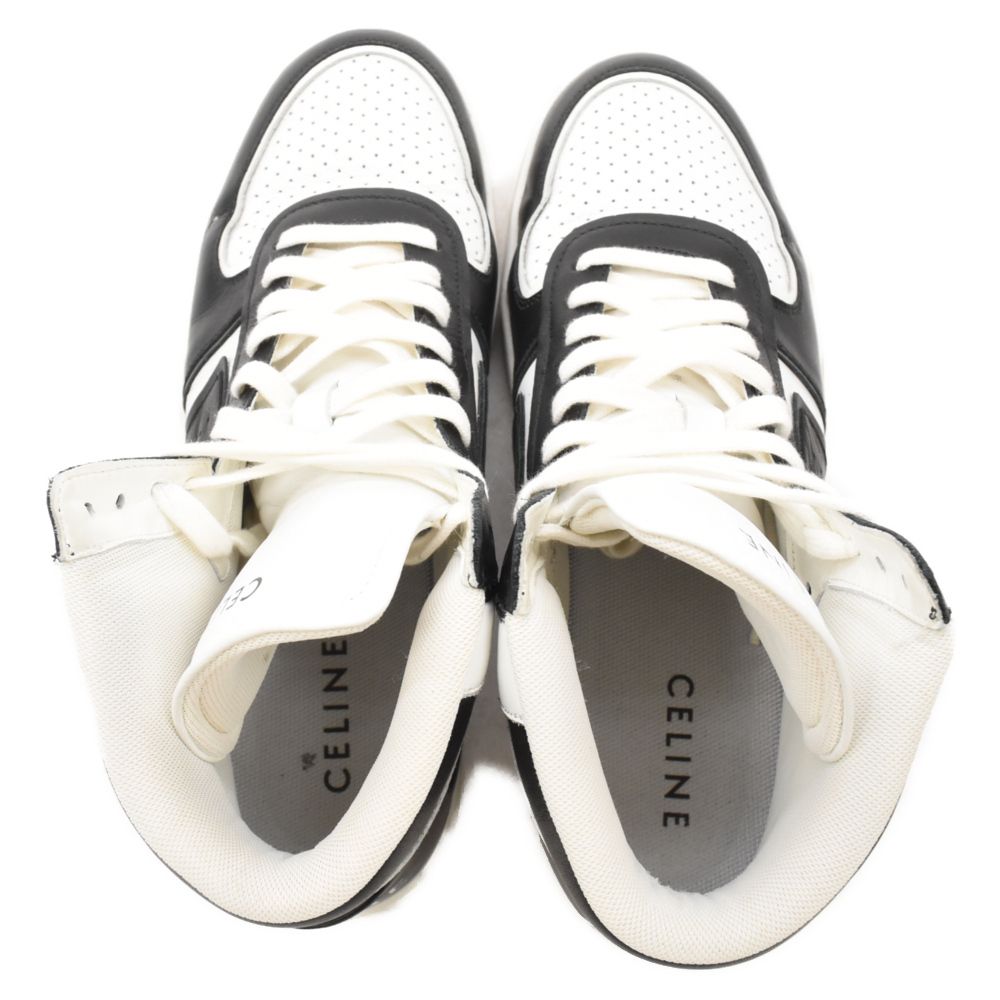 CELINE (セリーヌ) Zトレーナー レザー ハイカットスニーカー ブラック