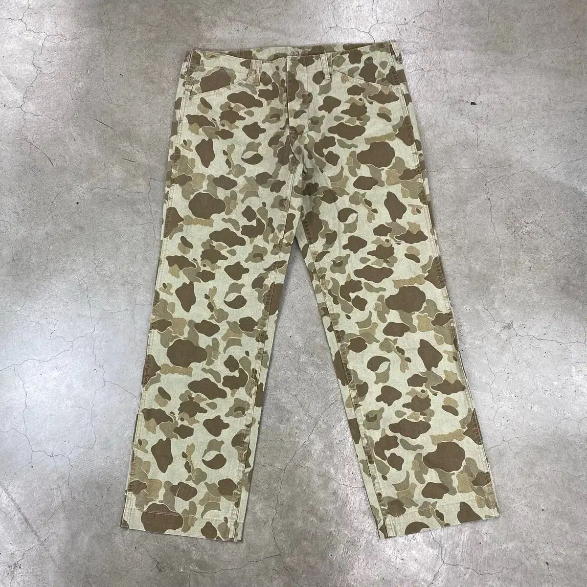 VTG カモフラ コットン パンツ （ 34 ）