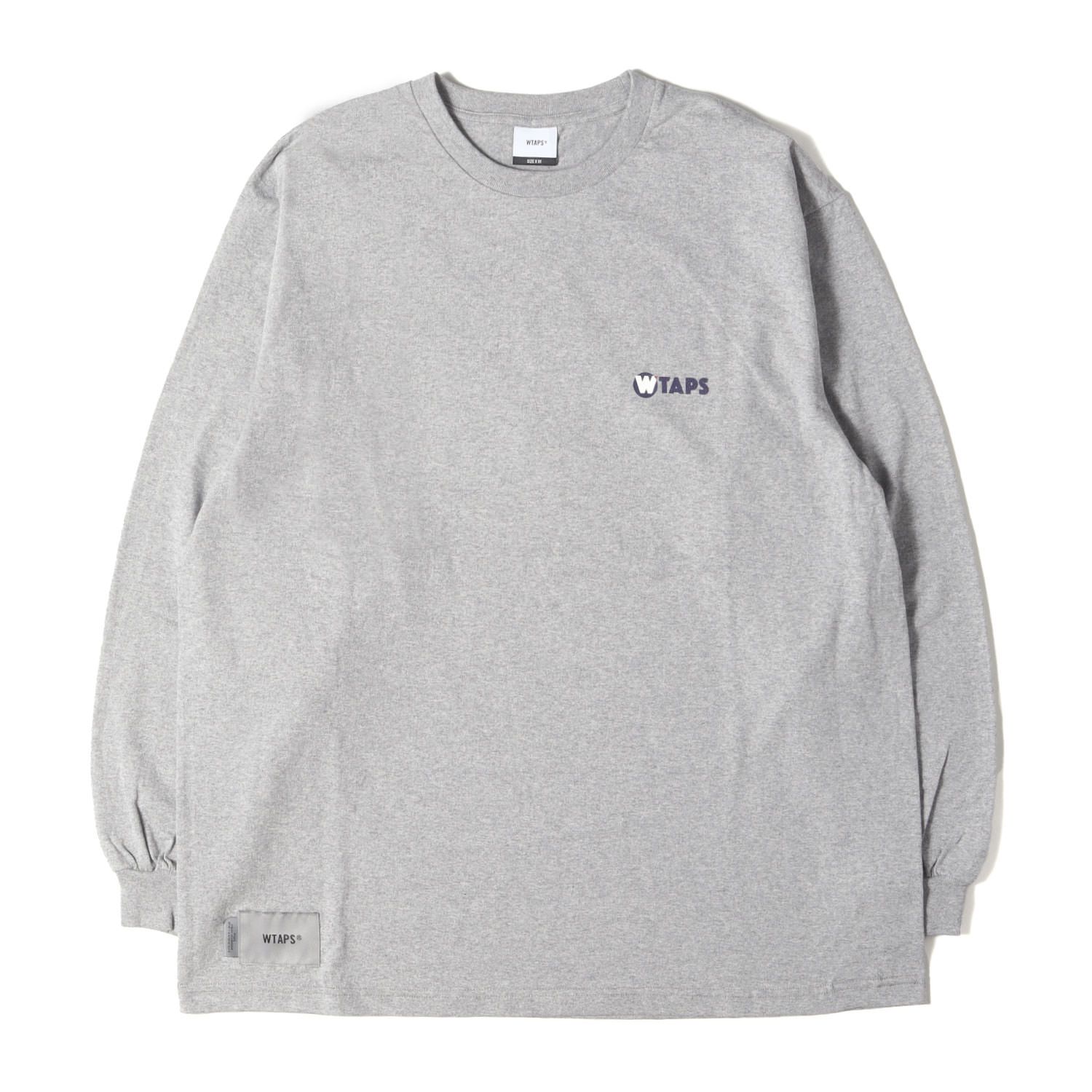 【希少 入手困難】ダブルタップス ロゴ レタード 長袖カーディガン 極少 即発送 24AW WTAPS IOCA / LS / COTTON HWANG YUSUN ASH