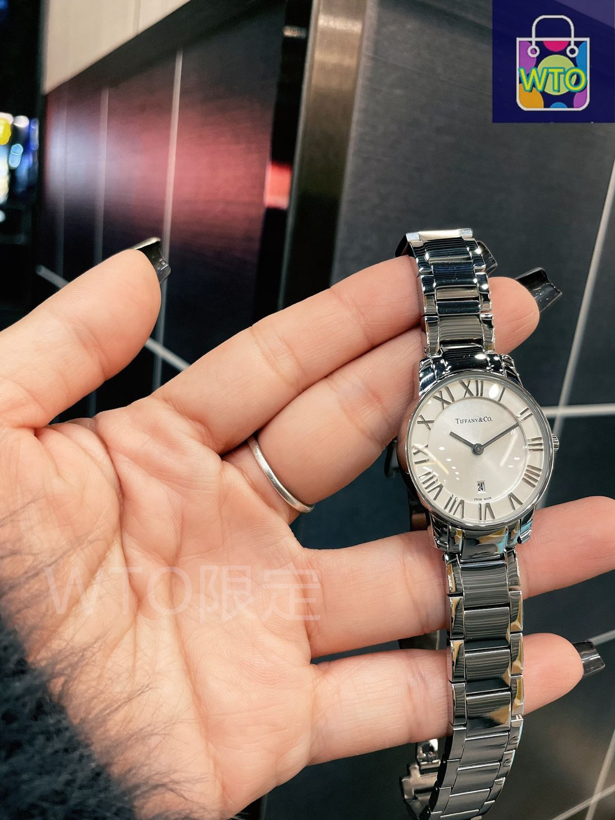 ティファニー 腕時計 クォーツ　レディース 今日WTO】Tiffany & Co. ティファニー＆コー レディースクォーツ