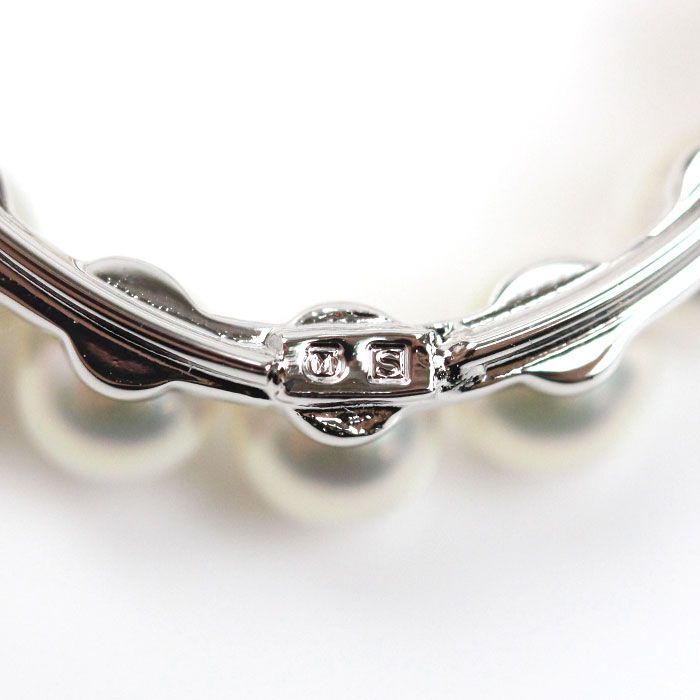 ミキモト　ベビーパール　ブローチ　サークル MIKIMOTO - ミキモト ブローチ ベビーパール 真珠 4.4mm