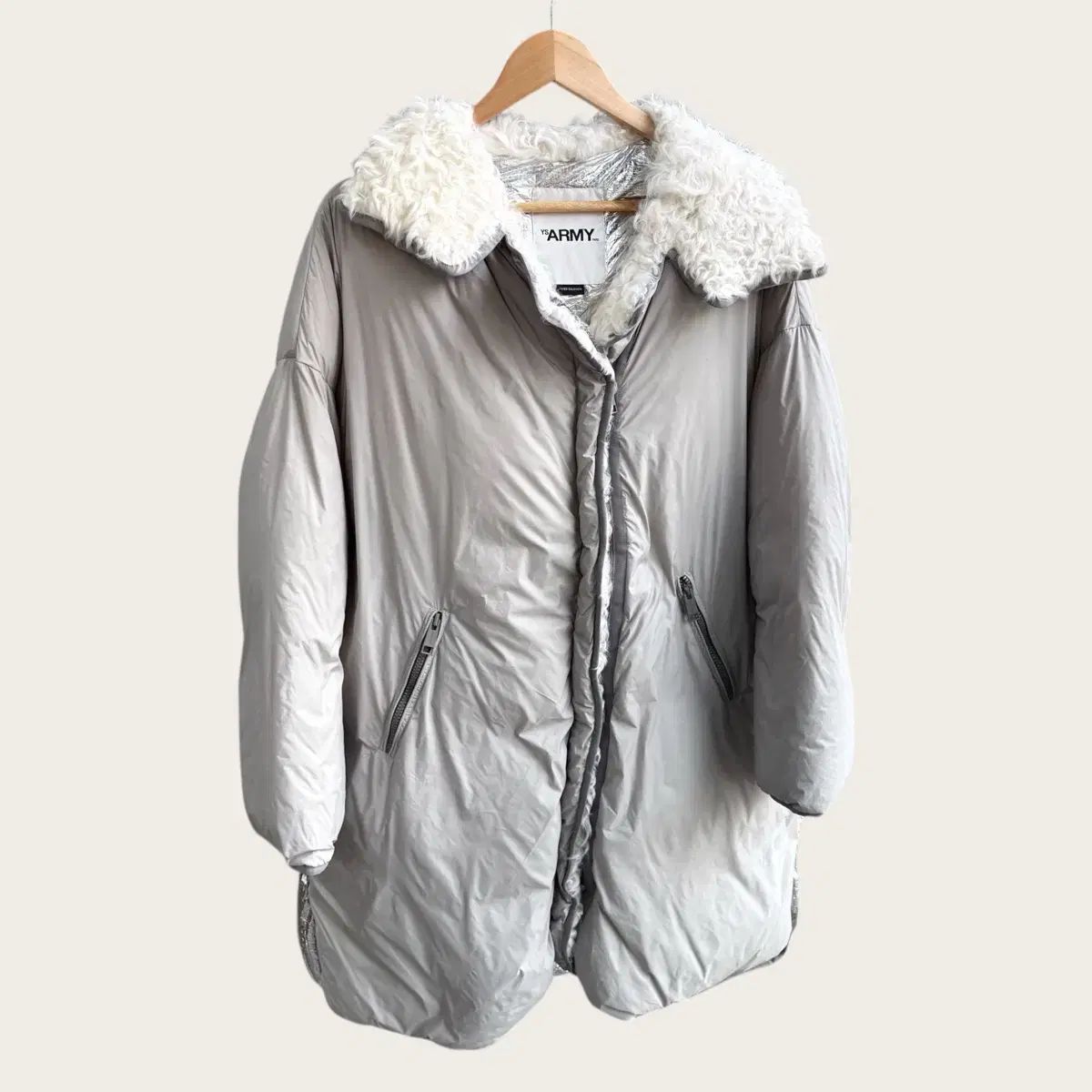 55 66 イヴ サロモン ラムズウール ファー ダウン