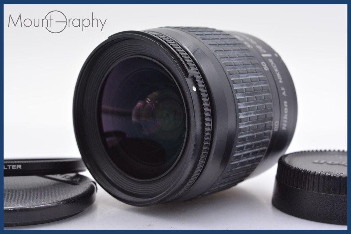 ニコン Nikon AF NIKKOR 28-80mm F3.3-5.6 G 前後キャップ-レンズフィルター付 完動 同梱可 yk2654