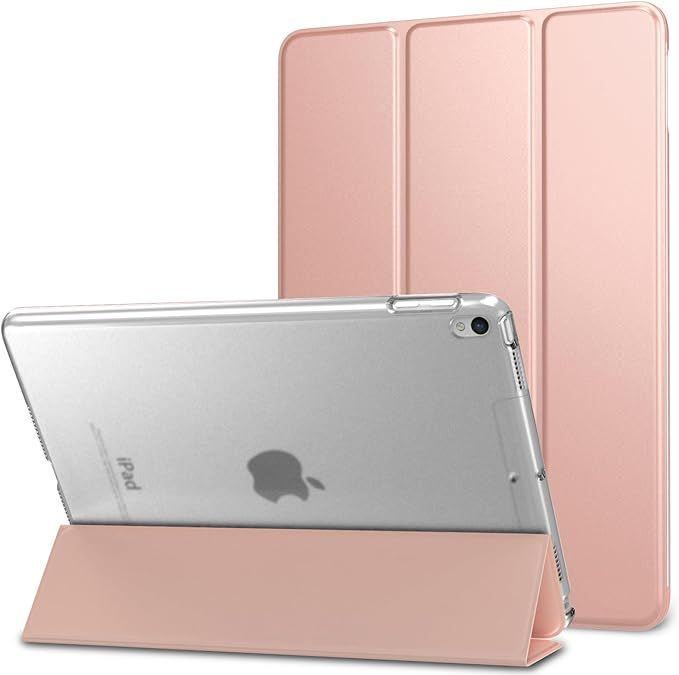 MoKo iPad Air 3 ケース iPad Pro 10.5 ケース iPad Air 第3世代(2019) / iPad Pro 10.5(2017)専用保護カバー 10.5インチ 半透明シェル オートスリープ機能 三つ折りスタンド
