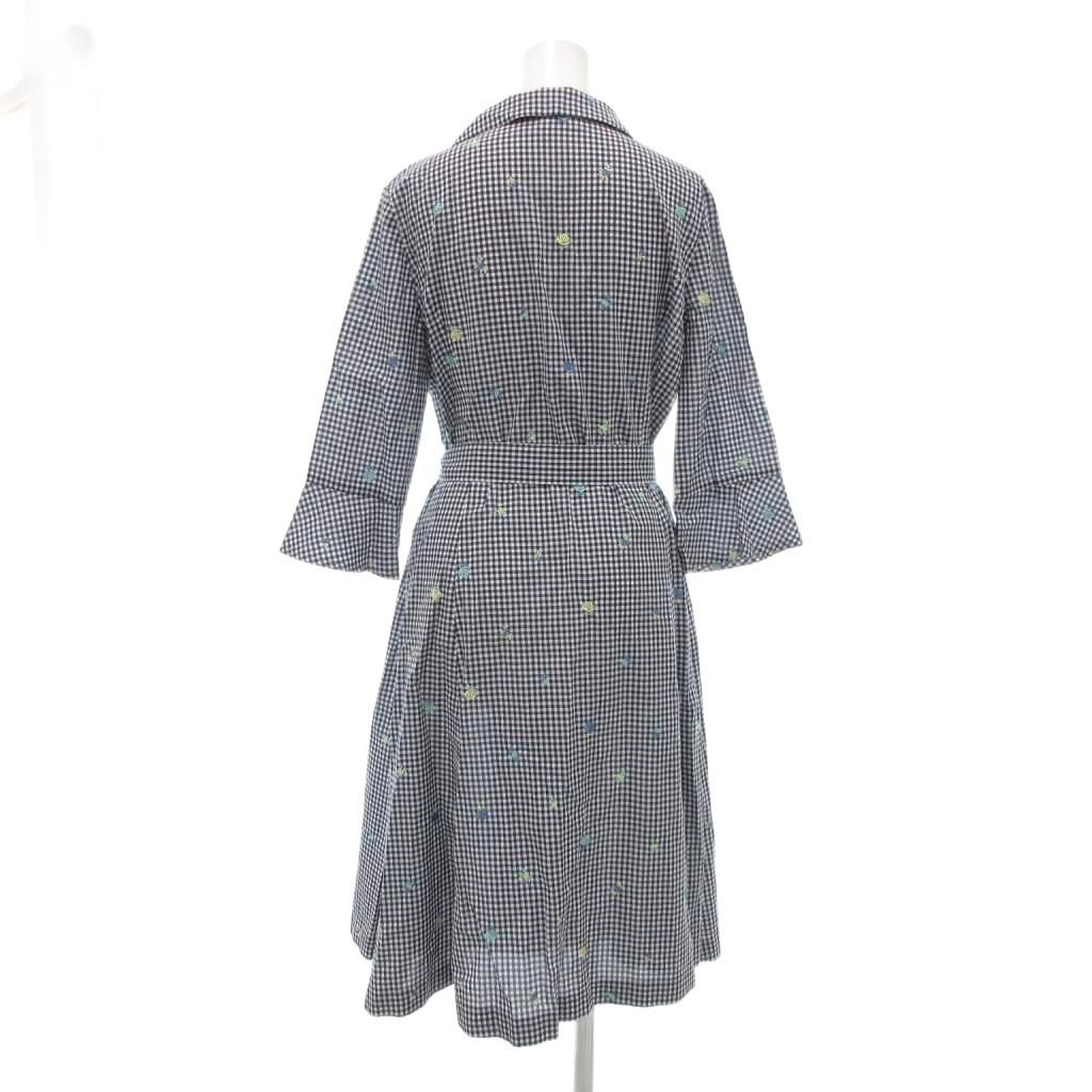 ハナエモリ HANAE MORI ALMA EN ROSE シャツワンピース ギンガム