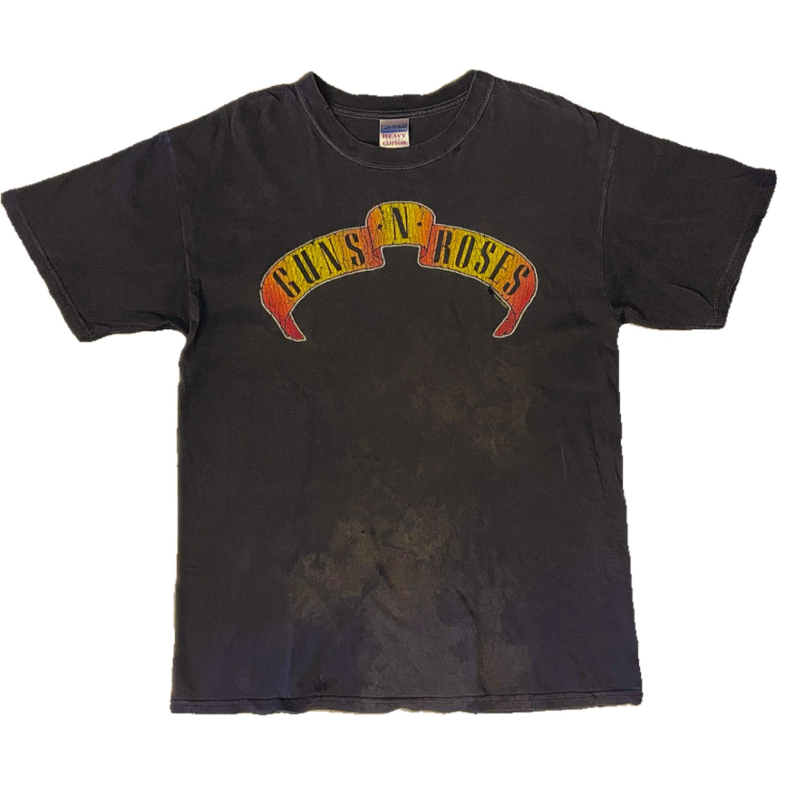GUNS N' ROSES tシャツ 鬼フェード 襤褸 GUNS N' ROSES tシャツ 鬼