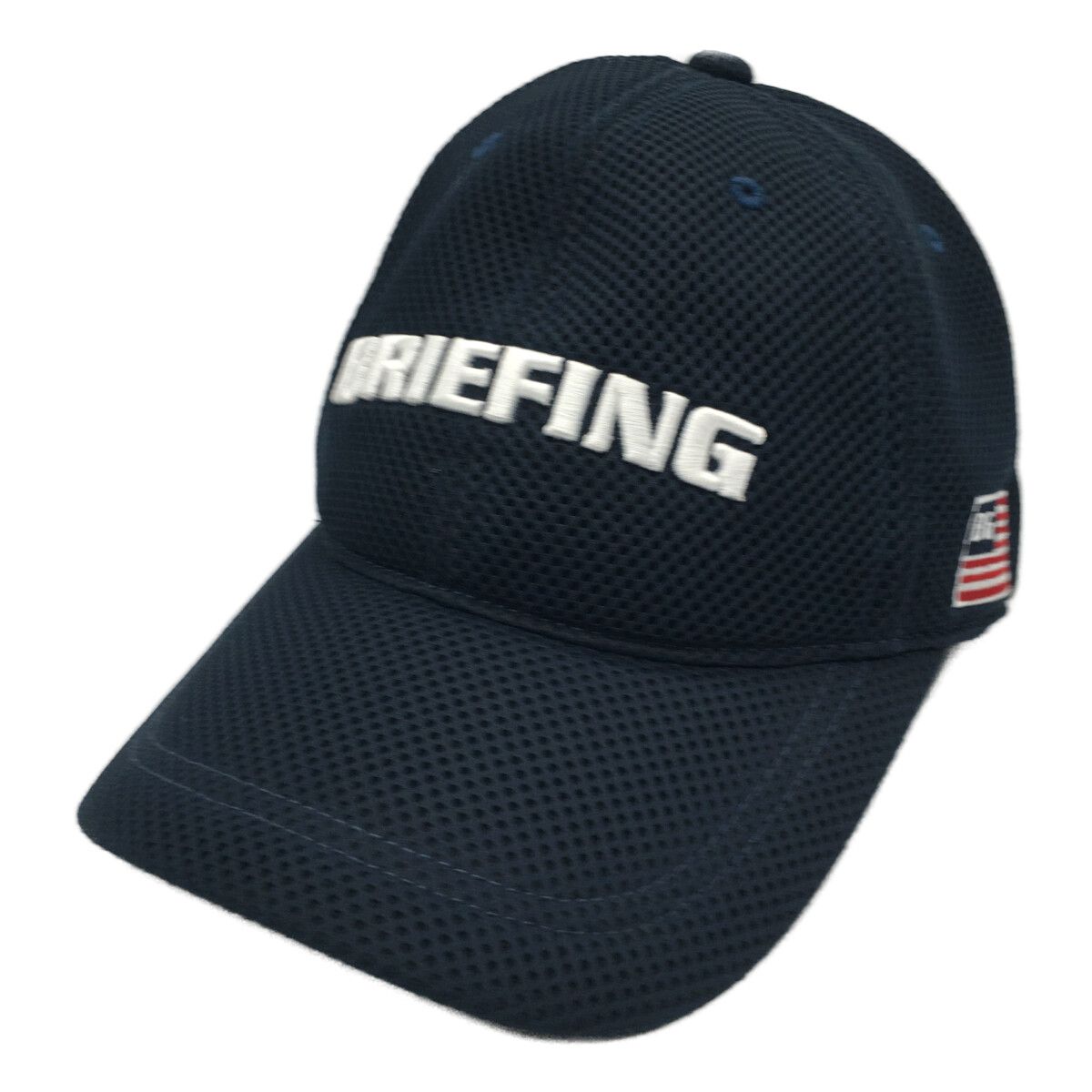 BRIEFING - coco 中古 ブリーフィング BRIEFING キャップ フリー ネイビー フルメッシュ 刺しゅうロゴ 通気性 中古 ブリーフィング BRIEFING キャップ フリー ネイビー フル