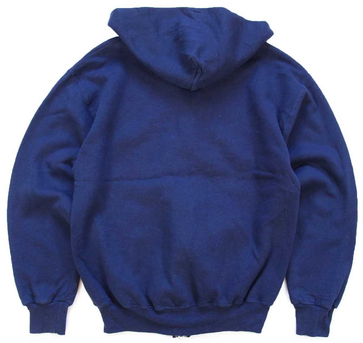 90s ヴィンテージ RUSSELL ジップパーカー 紺 V16 90s ヴィンテージ RUSSELL ジップパーカー 紺 V16 90s USA製 RUSSELL