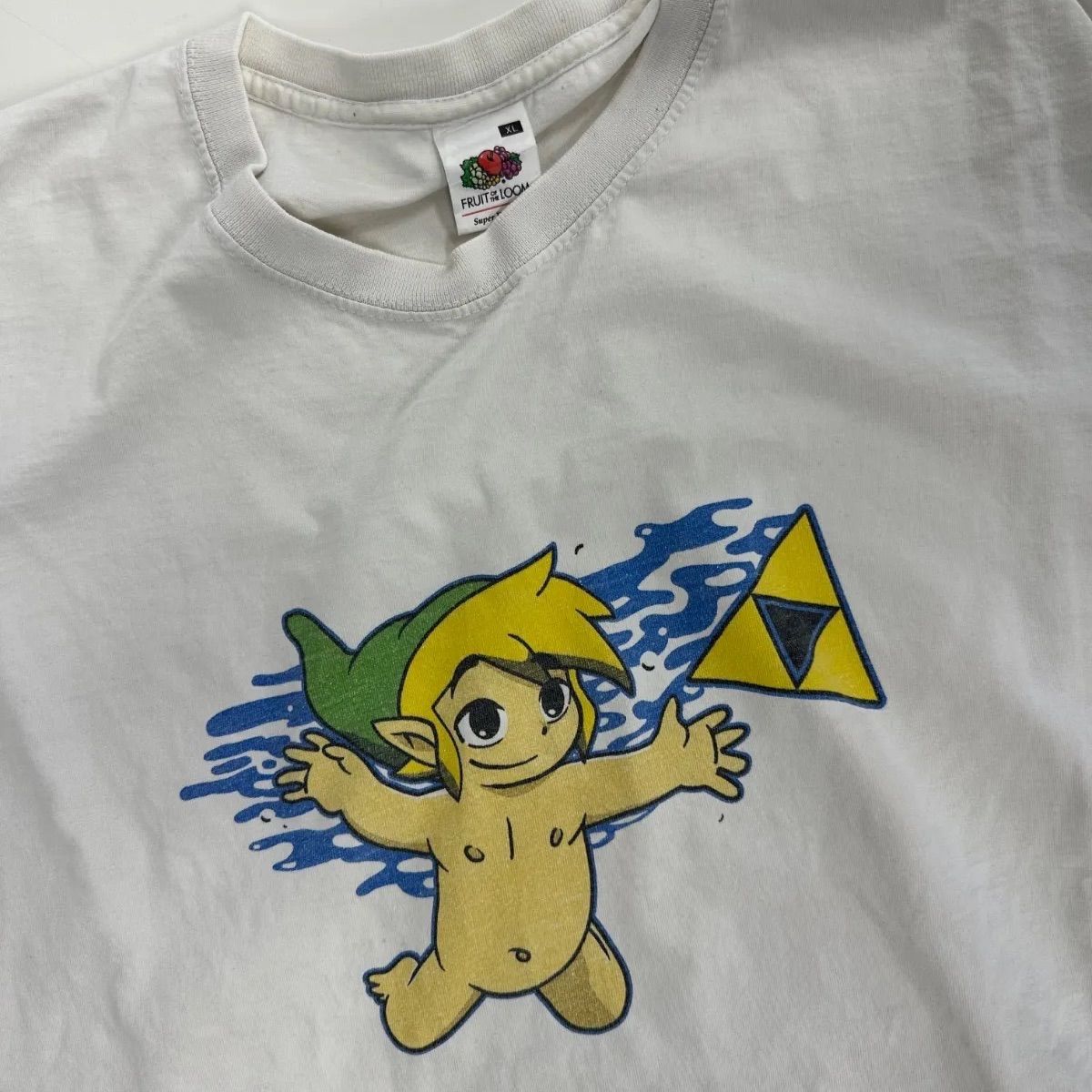 希少 任天堂 ゼルダの伝説 リンク ZELDA ゲーム 半袖Tシャツ XL 古着 