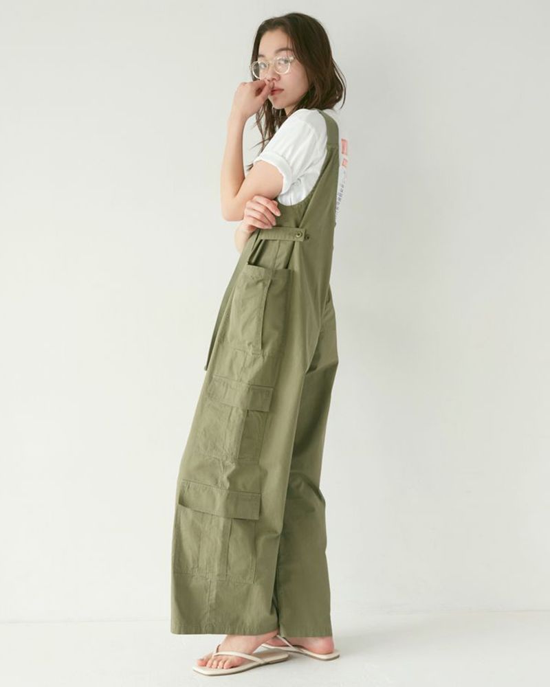 Ungrid】ミリタリーサロペット/Ungrid/アングリッド/112440300601