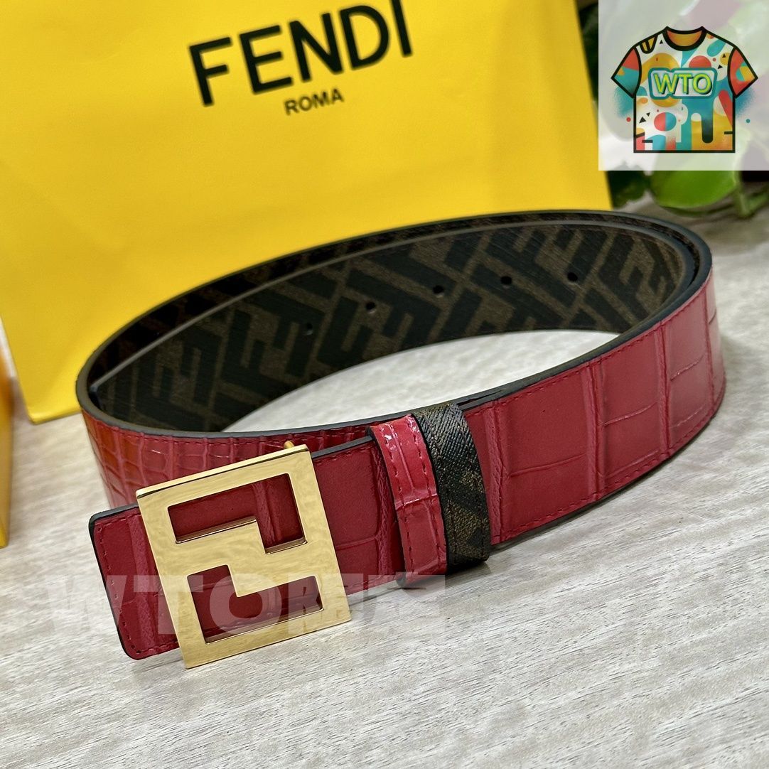 FENDIカジュアルベルト FENDI フェンディ カジュアル ベルト05-3 - メルカリ