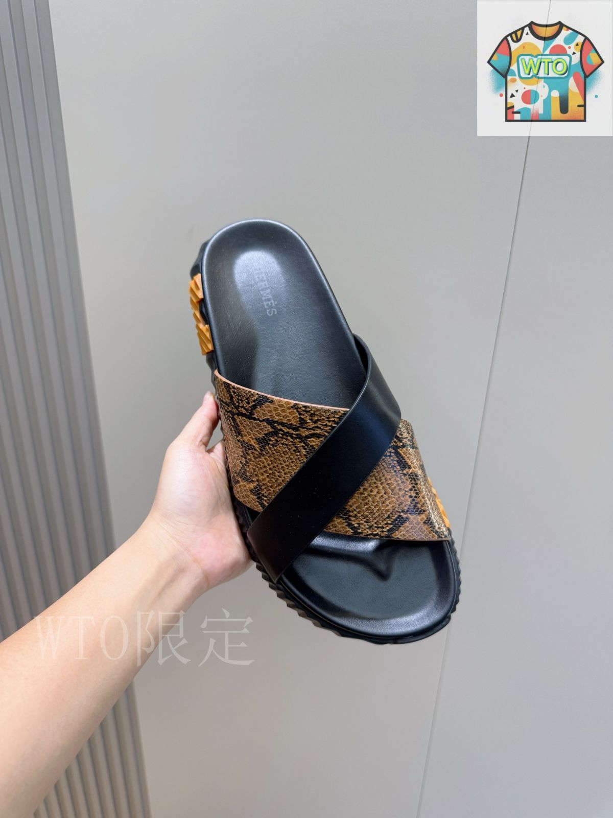 【足元から素敵に☆】HERMES オズスリッパ 足もとから素敵に】HERMES オズスリッパ