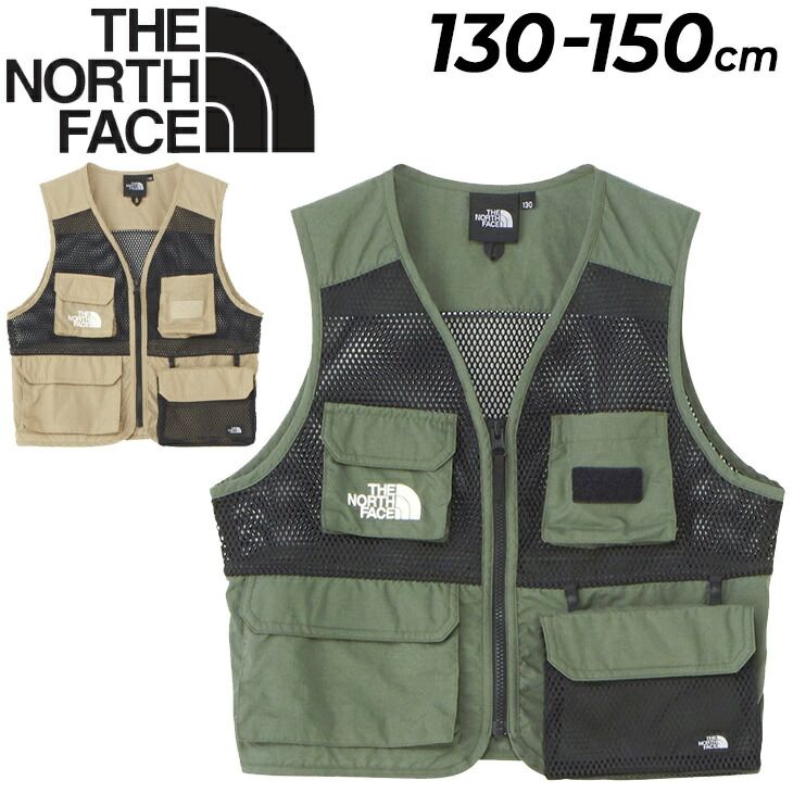 ザ ノース フェイス キッズ ウェア THE NORTH FACE アドベンチャーベスト 130cm 150cm 子供服 アウター キッズウェア 多機能 はっ水 子ども ジュニア 男の子 女の子 キッズウェア キャンプ 臨海学校|NPJ22324