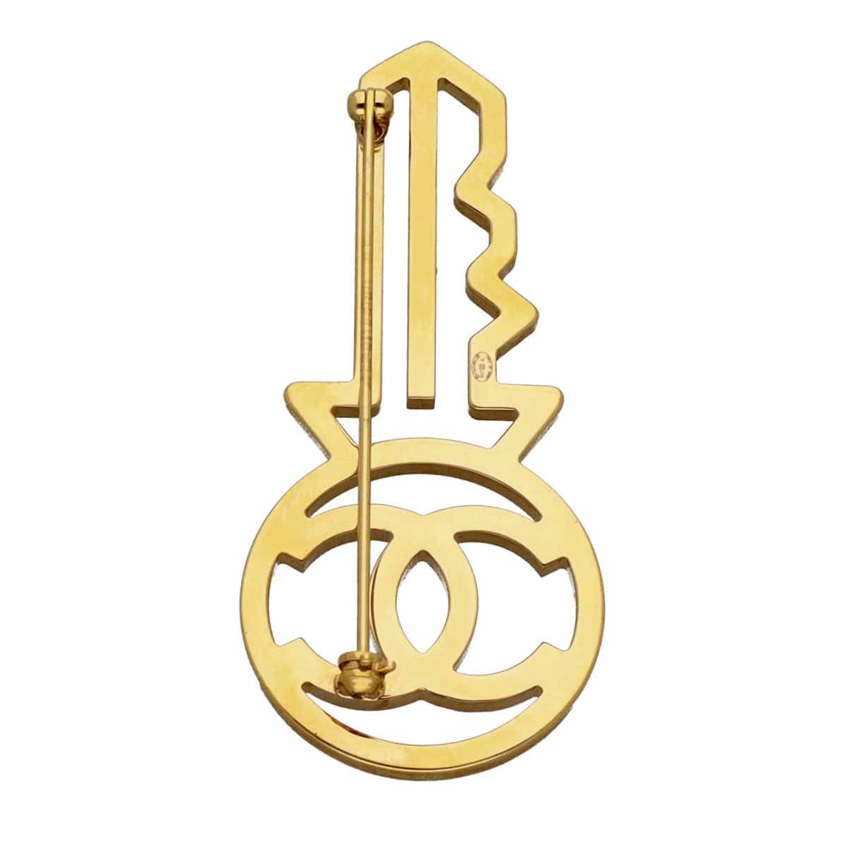 CHANEL シャネル キーモチーフ ブローチ B17A ブラックライン