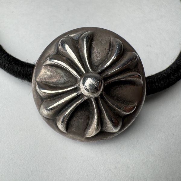 CHROME HEARTSヘアゴム HAIRBAND CROSS コンチョ CHROME HEARTS クロムハーツ（原本無） HAIRBAND クロスボール