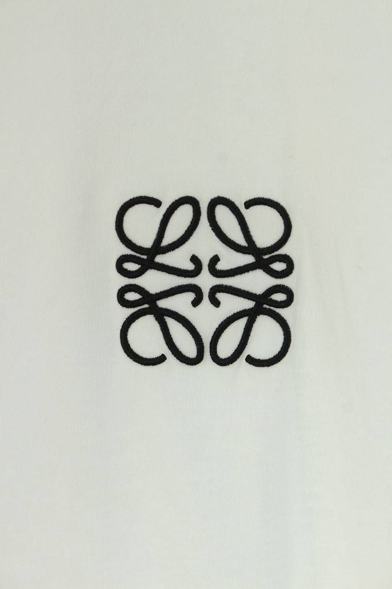 ロエベ  H6109230CR アナグラム刺繍Tシャツ メンズ M