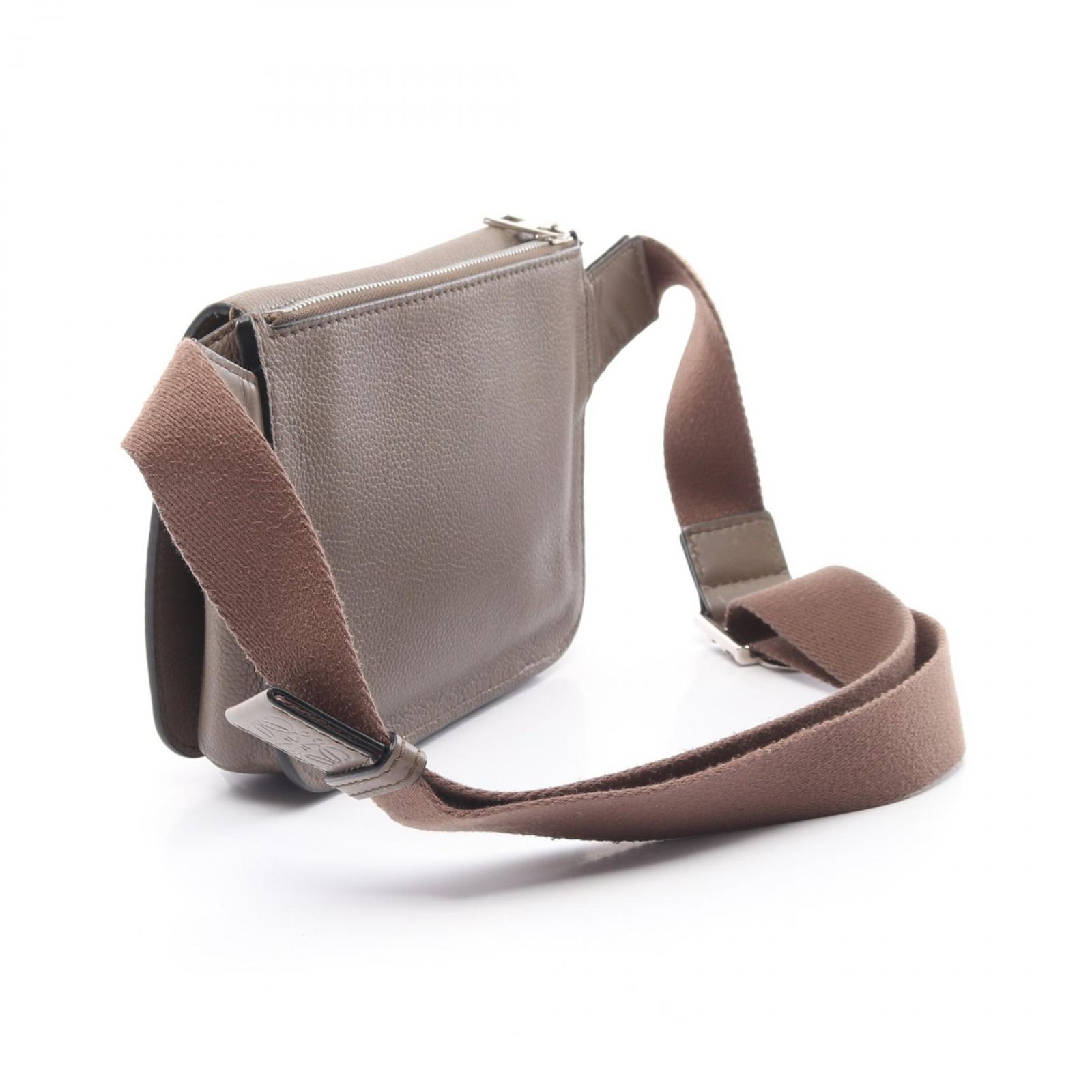 ロエベ LOEWE ウエストバッグ ミリタリー バムバッグ アナグラム 