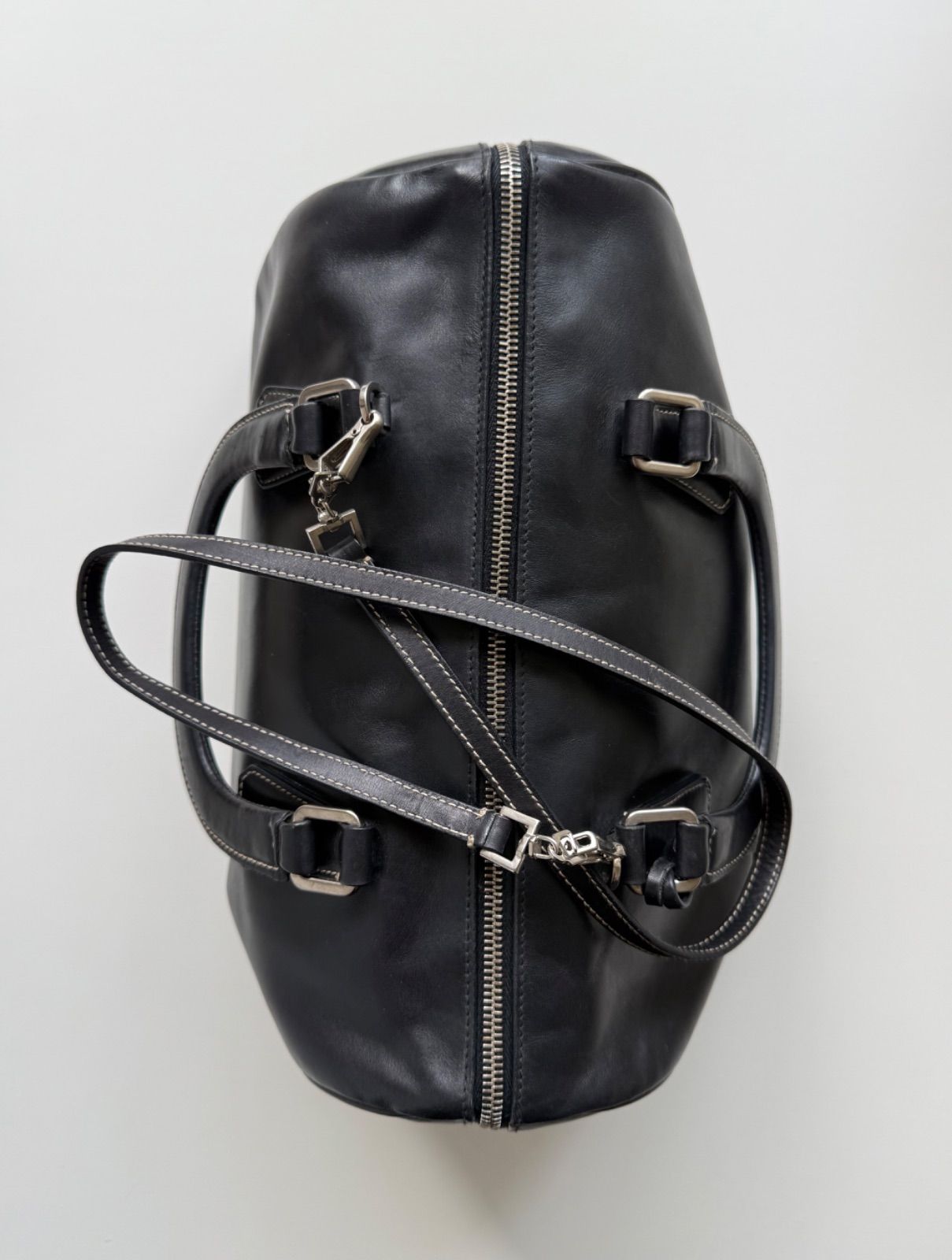 FW2000 PRADA 2WAY LEATHER BOSTON BAG プラダ 2000年 アーカイブ