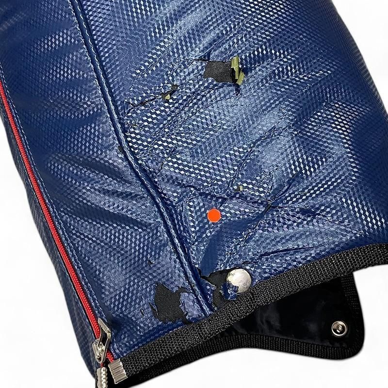 PUMA プーマ ゴルフ キャディバッグ ネイビー レッド