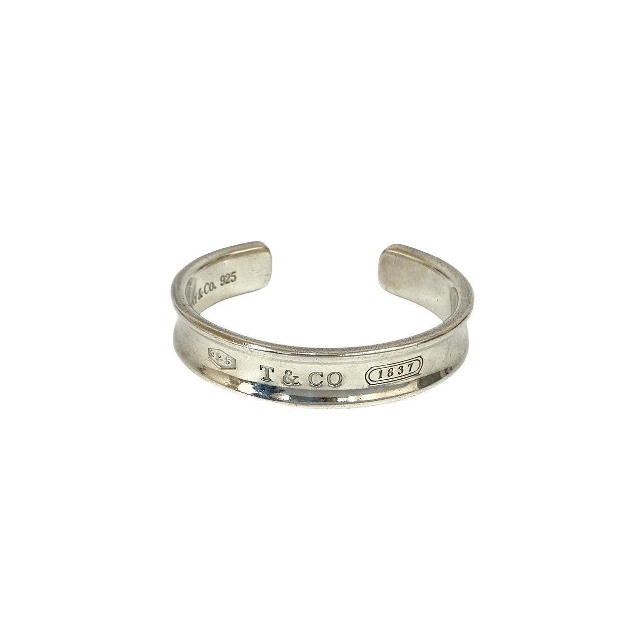 美品 ティファニー バングル 1837 ナロー ブレスレット ビンテージ 希少 Tiffany & Co. - 極 美品 希少品 TIFFANY&Co. ティファニー 1837