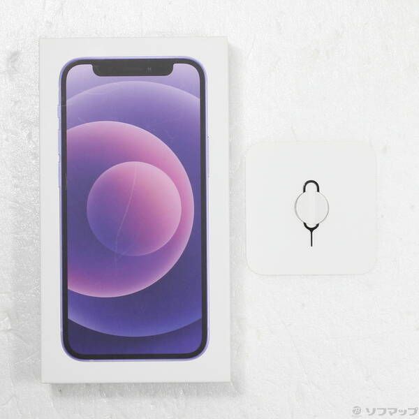 品〕 iPhone12 mini 64GB パープル MJQC3J／A SIMフリー【258】 【公式