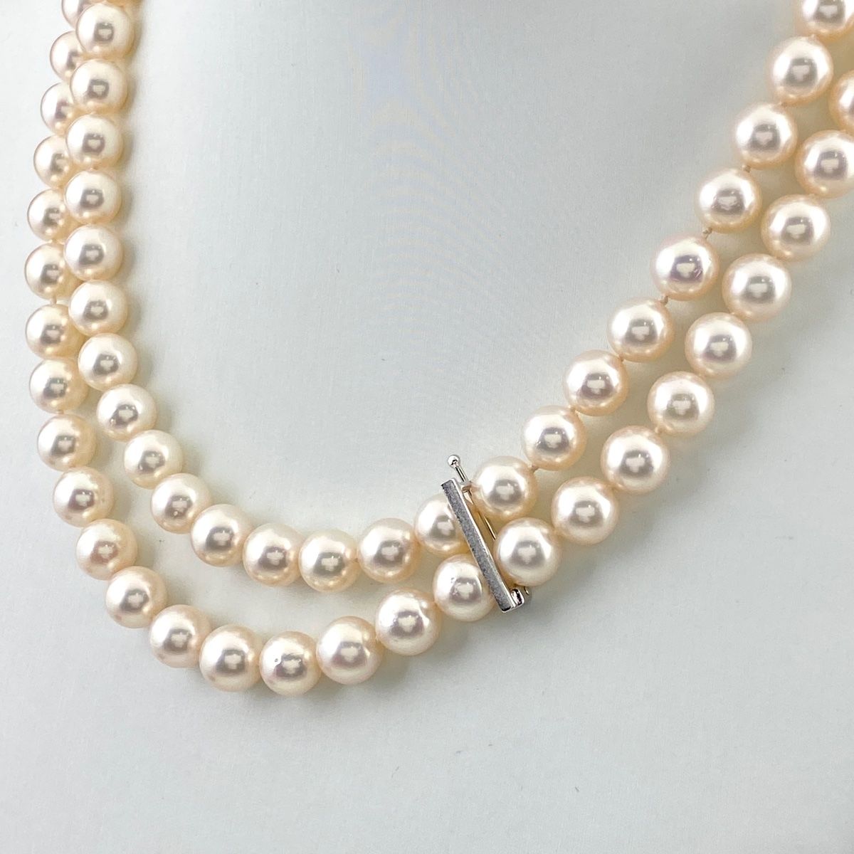 タサキ TASAKI パール デザインネックレス WG ホワイトゴールド  