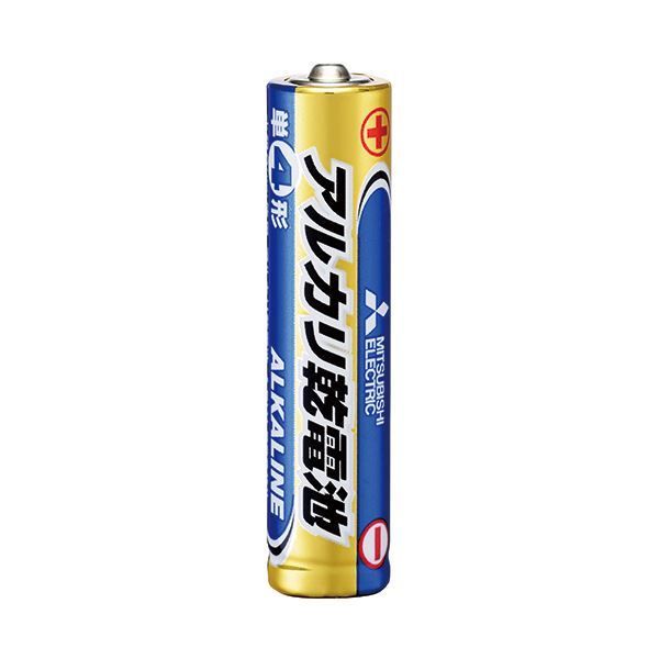まとめ) 三菱電機 アルカリ乾電池 単4形LR03N/4S 1セット(40本: