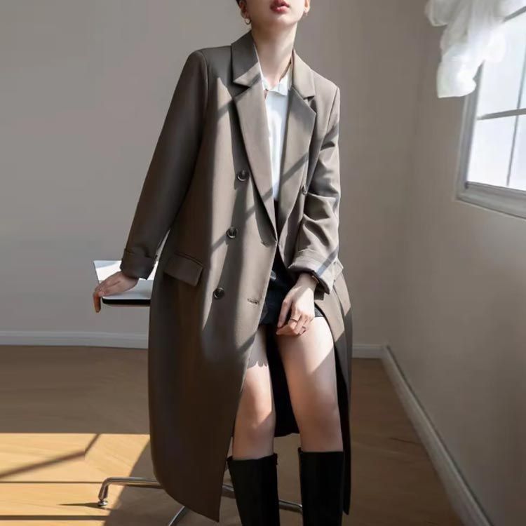 美品❗️NOSTALGIA ライトコート トレンチコート ロングコート キャメル春 美品❗️NOSTALGIA ライトコート トレンチコート ロングコート