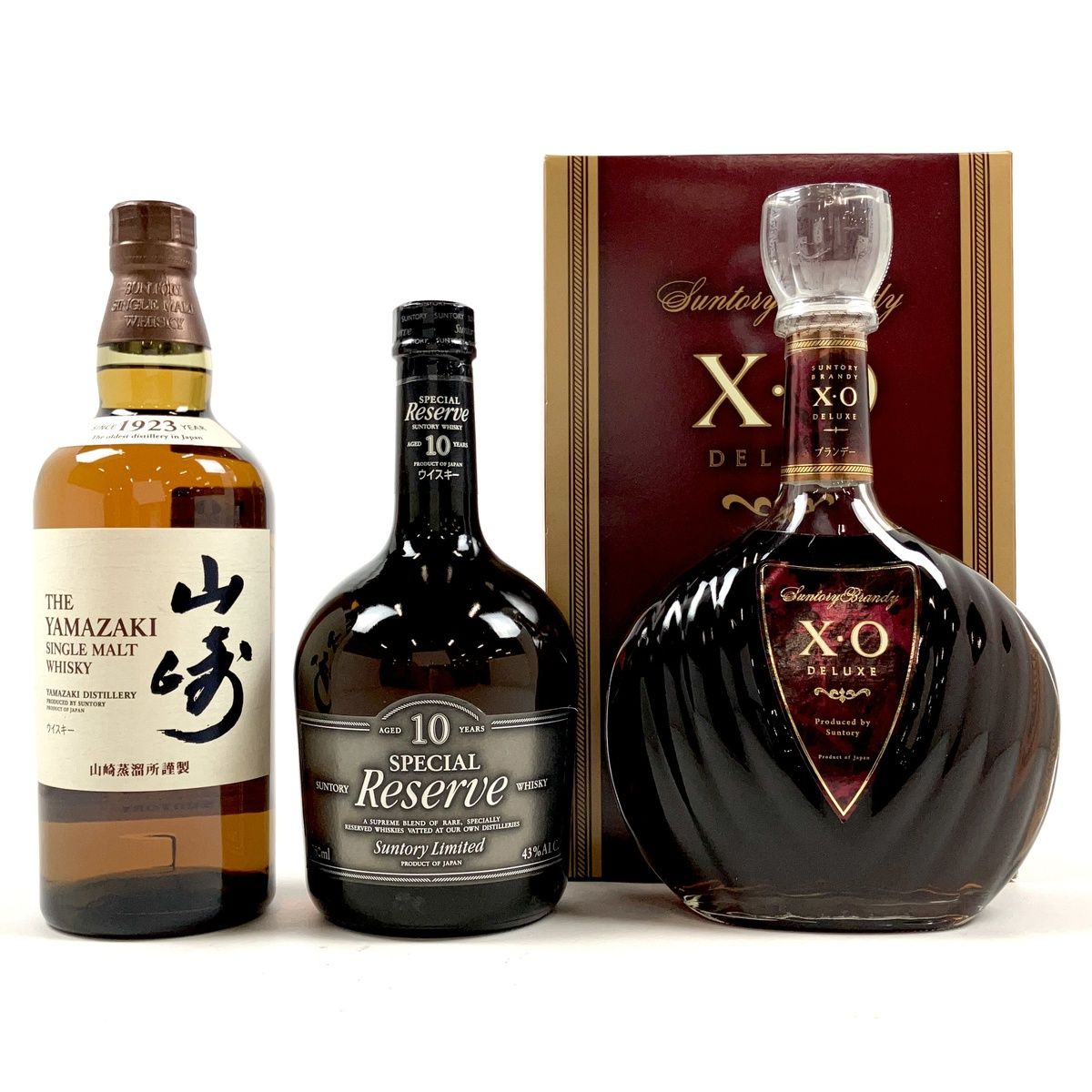 東京都内限定発送】 3本 サントリー SUNTORY 山崎 ノンエイジ 1923