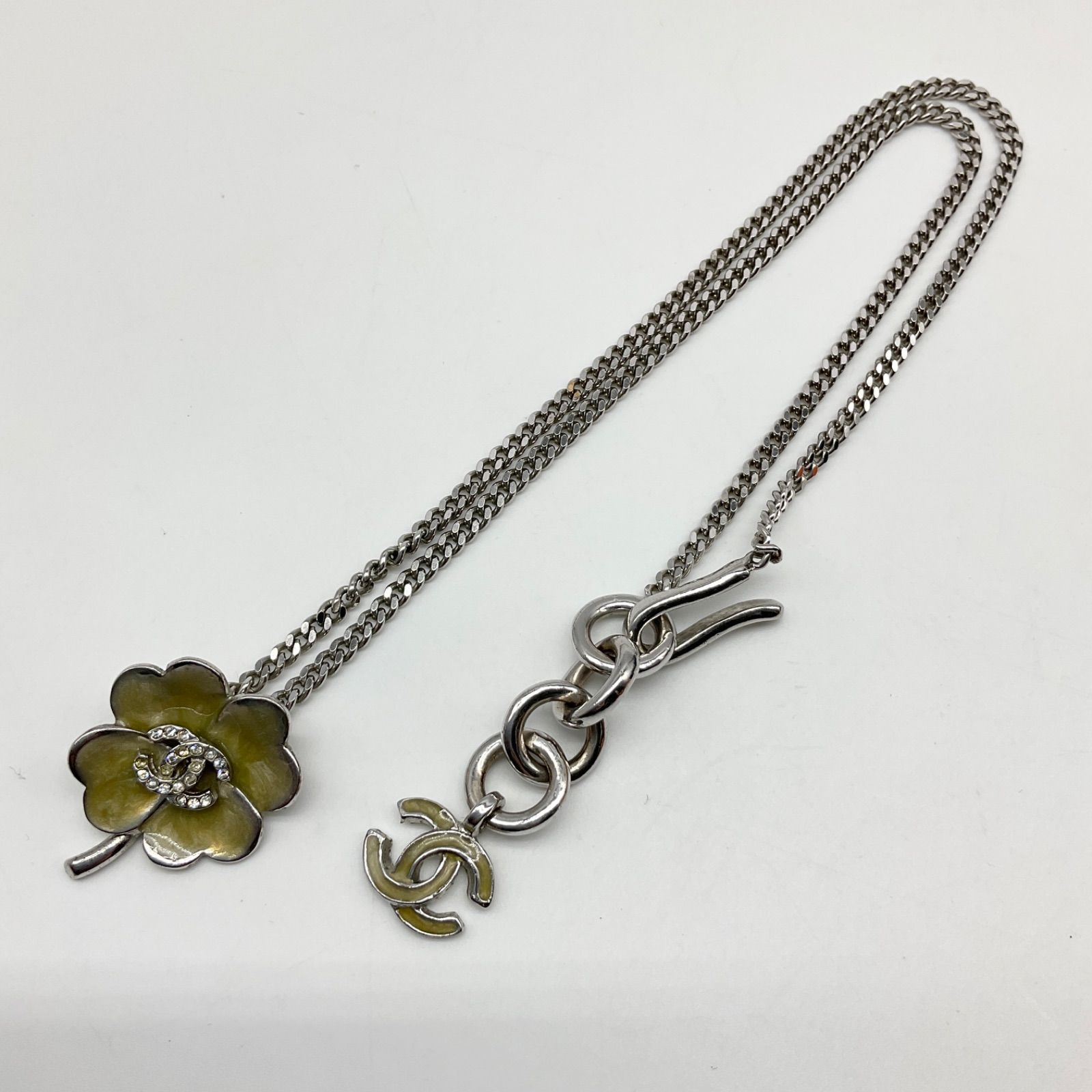 CHANEL シャネル ネックレス クローバー ココマーク ライン