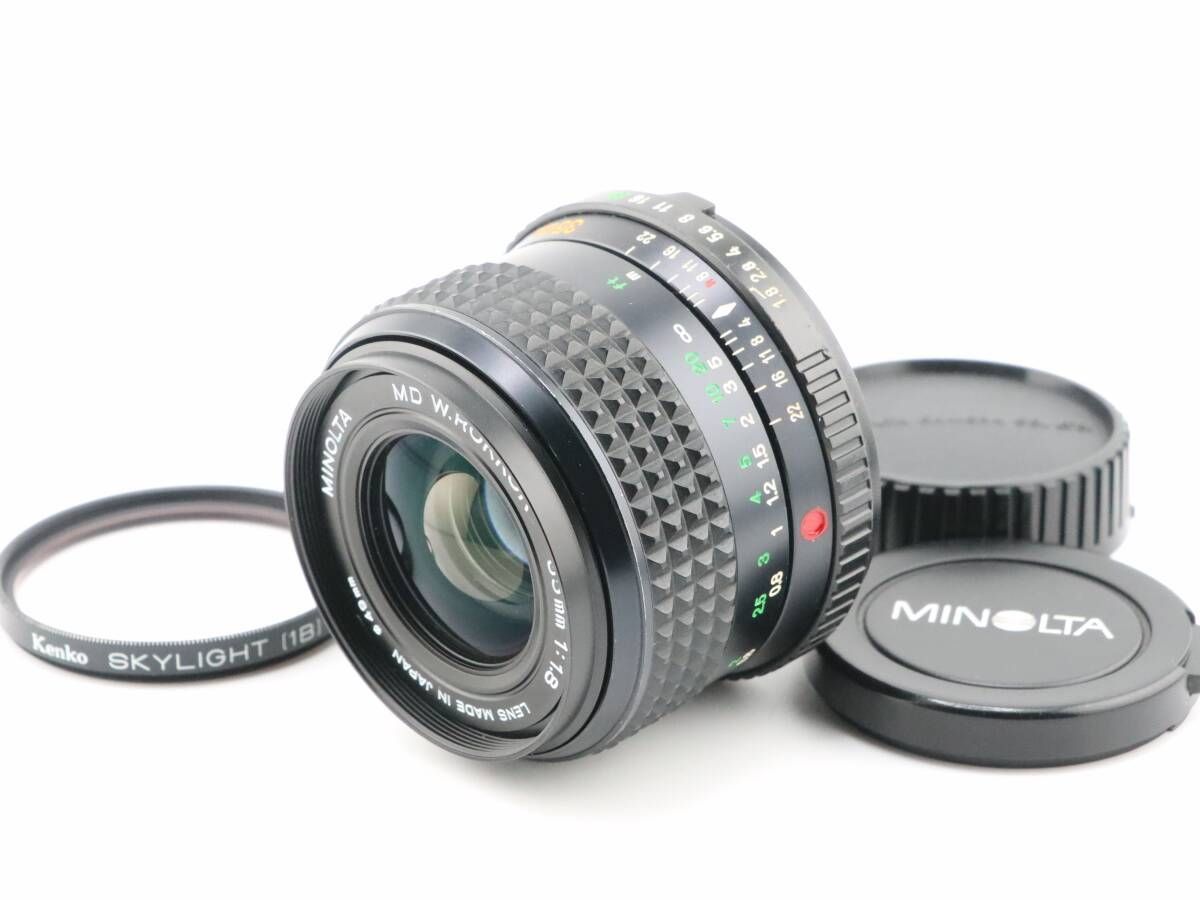 ■ 美品 ■ミノルタ　MINOLTA MD W.ROKKOR 35mm F1.8 ☆美品☆ミノルタ MINOLTA MD W.ROKKOR 35mm F1.8☆ W0719＃2982
