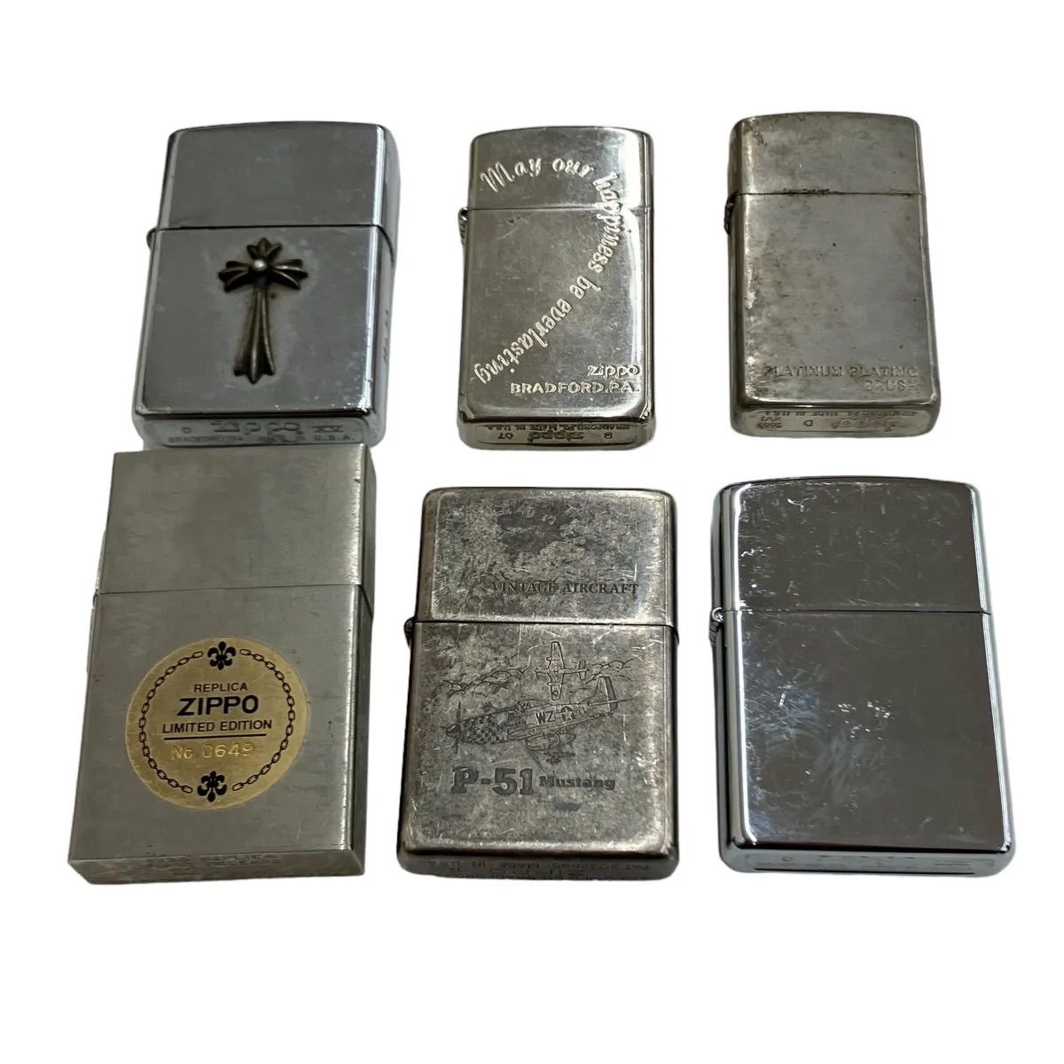 ZIPPO ジッポー 6個まとめ売り まとめ商品 ☆動作未確認☆ - メルカリ