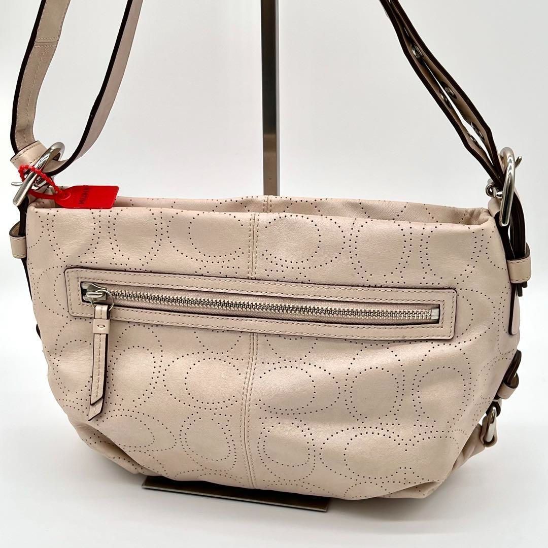 期間限定キャンペーン 美品】COACH シグネチャー 2way トートバッグ パンチング バッグ