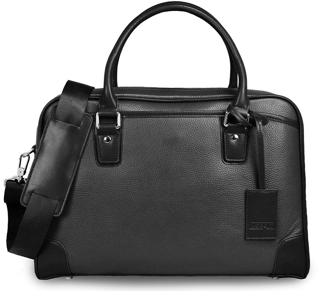 01.ブラック ボルチット ビジネスバッグ メンズ 本革 牛革 2way 自立 13.3インチ PC対応 A4 出張 大容量 (01.ブラック)