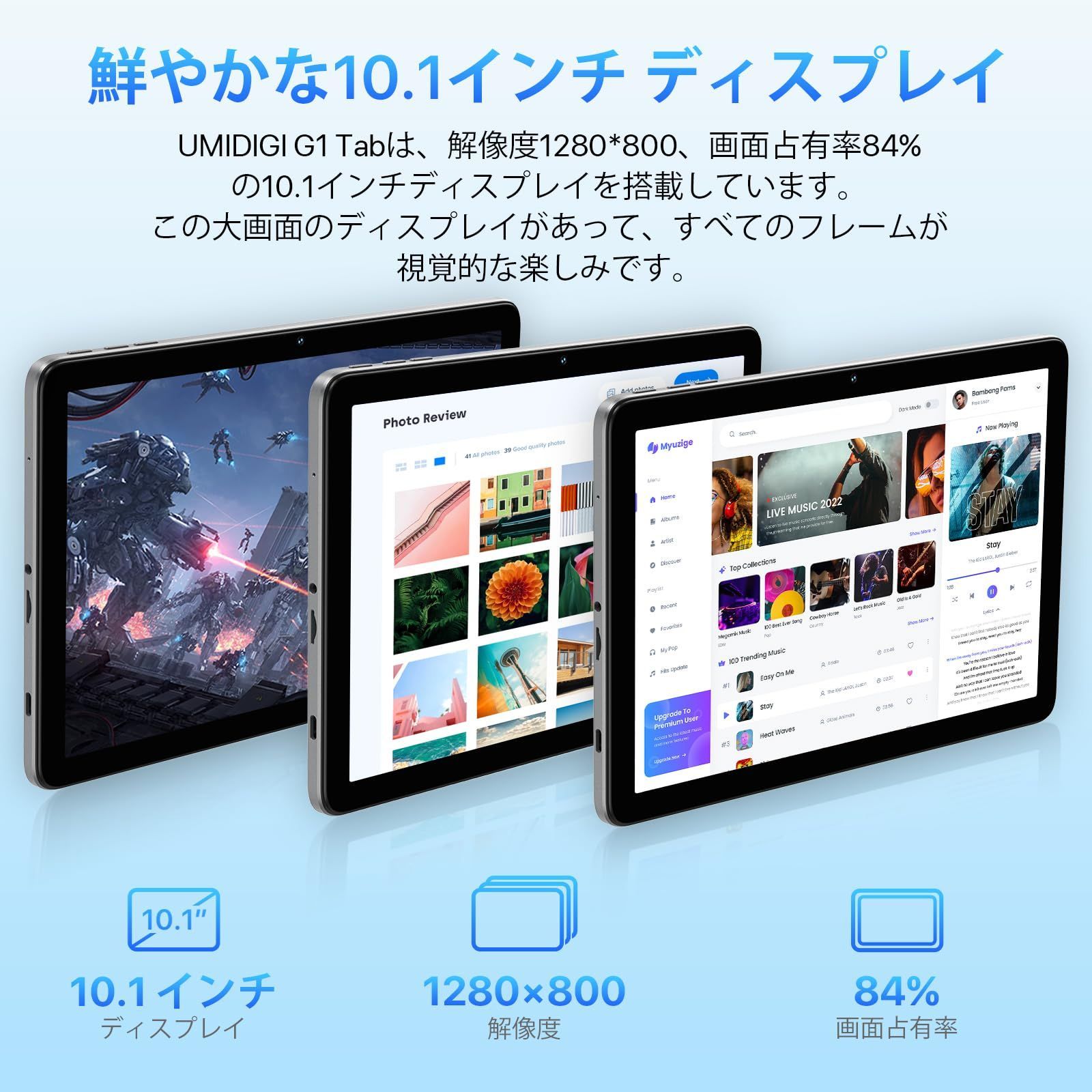 Android13   タブレット　8.4インチ　WiFi   Type-C充電