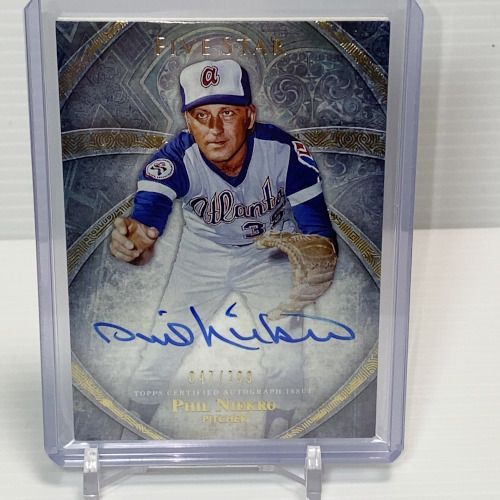 2014 Topps Five Star フィル・ニークロ Phil Niekro☆直筆サイン /299 