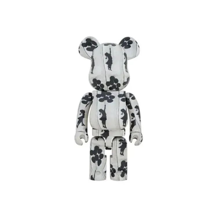 MEDICOM TOY (メディコムトイ) BE@RBRICK BANKSY FLYING BALLOONS GIRL 1000% ベアブリック  バンクシー フライングバルーンガール 総柄アートフィギュア 人形 - メルカリ