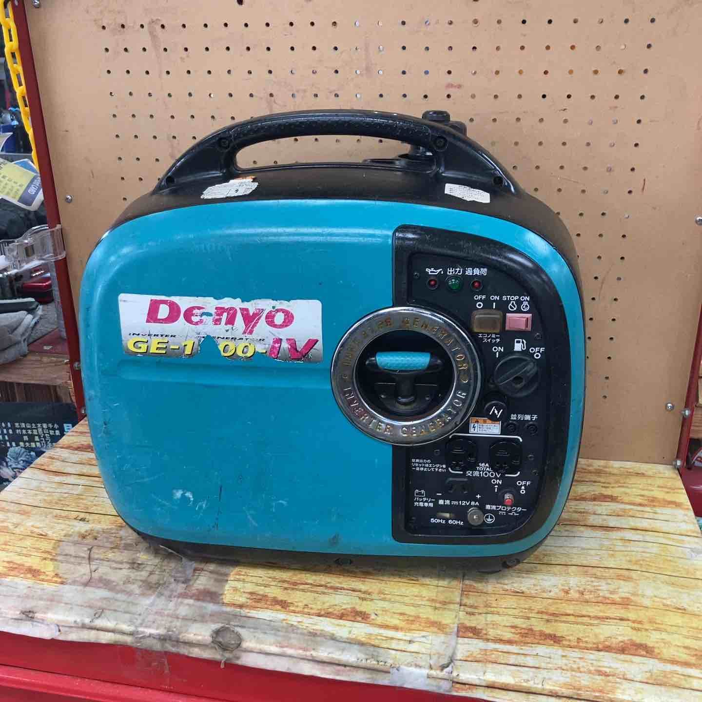 デンヨーGE-1600SS-IV 発電機☆14日保証＋1Lオイル付(83) GE-1600SS-