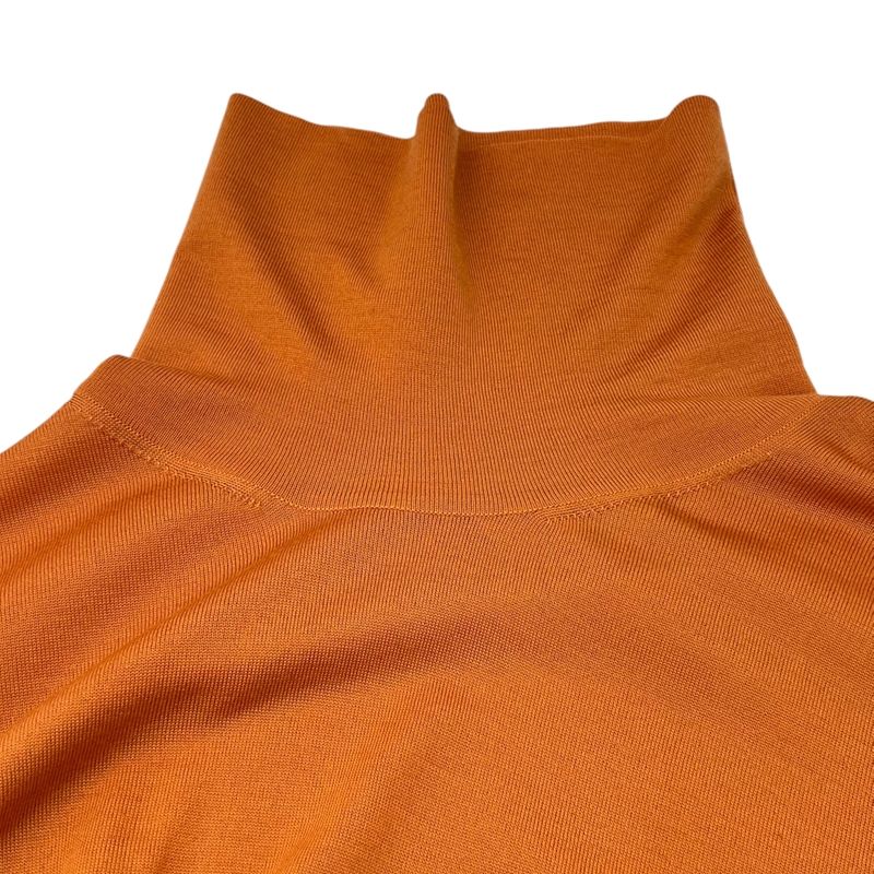 HERMES オレンジ タートルネック XL エルメス HERMES タートルネック ニットセーター XL オレンジ