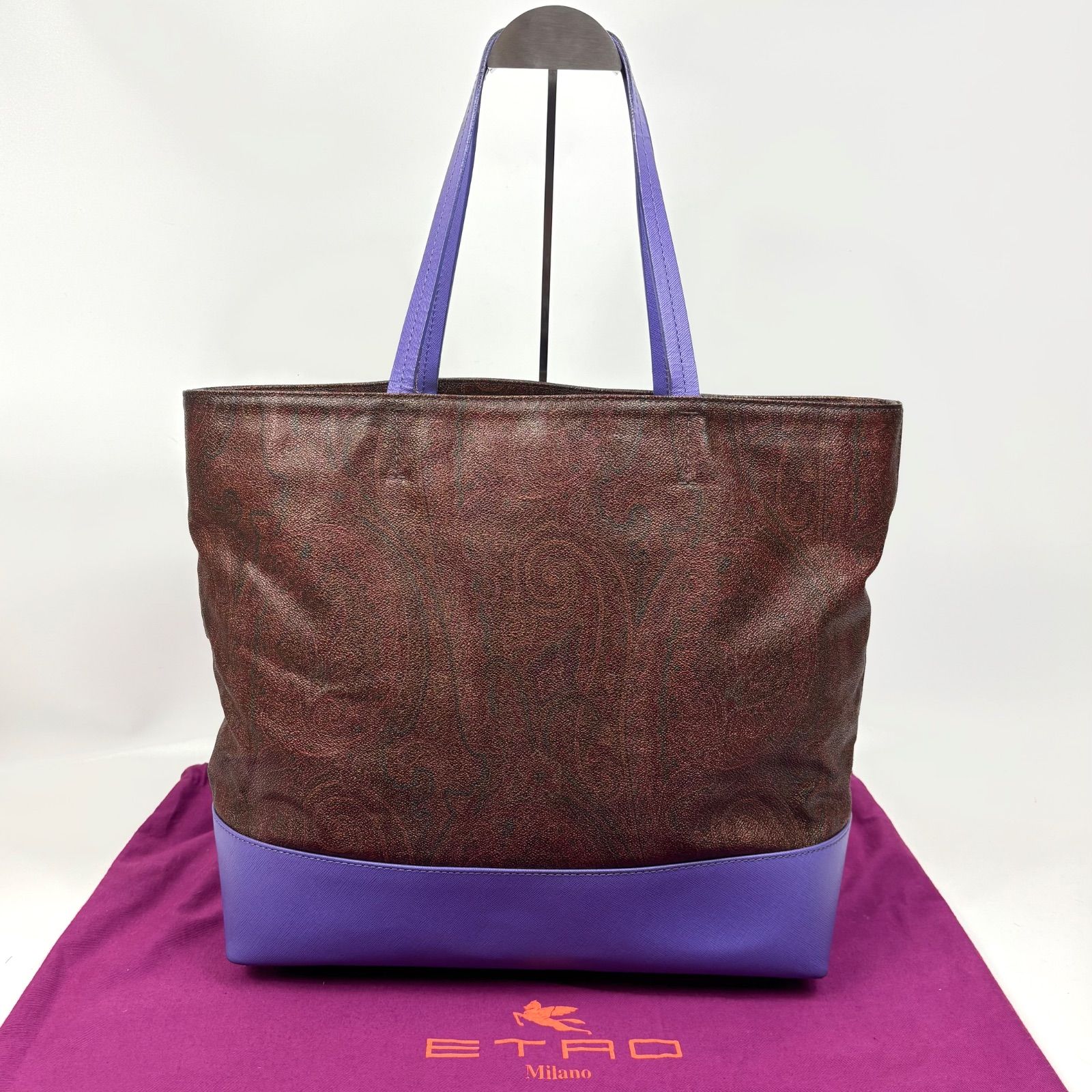ETRO ペイズリー柄 ハンドバッグ PVC レディース エトロ