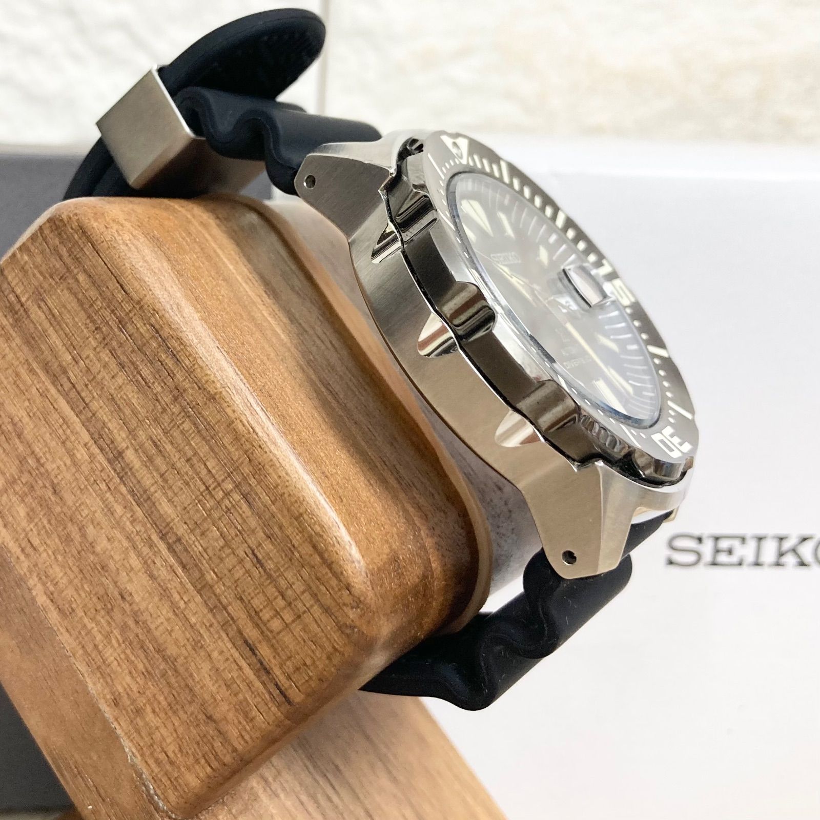 SEIKO SBDY035 4R36-07N0 モンスター 自動巻 ブラック SEIKO SBDY035 4R36-07N0 モンスター 自動巻 ブラック - メルカリ