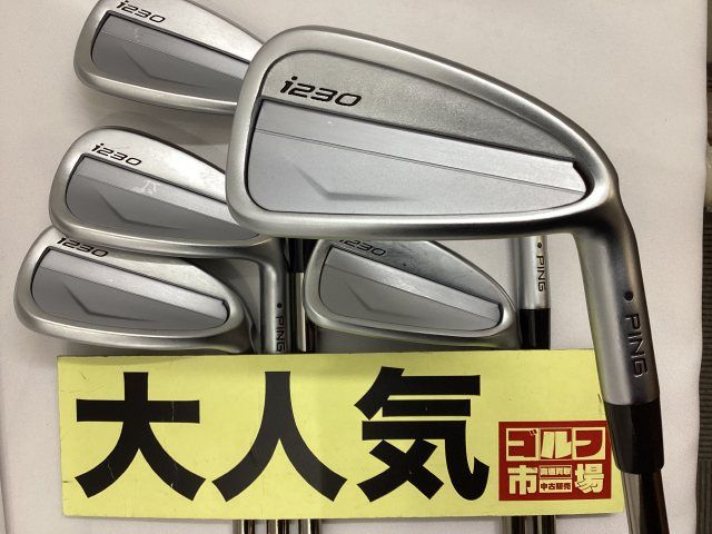 【中古】アイアンセット ピン 【大人気】i230　アイアン（黒ドット）/PING TOUR 2.0 CHROME I(JP) 6本セット/S/33[2325]杭全本店